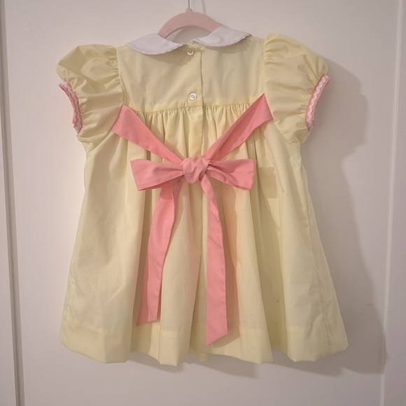 EUC Mary Dol Dress Yellow Size 2T - Picture 2 of 2
